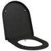 Capacul de toaletă Negru 49 x 36 x 4 cm Duroplast - WALTI WALTI