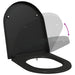Capacul de toaletă Negru 49 x 36 x 4 cm Duroplast - WALTI WALTI