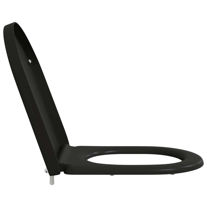 Capacul de toaletă Negru 49 x 36 x 4 cm Duroplast - WALTI WALTI