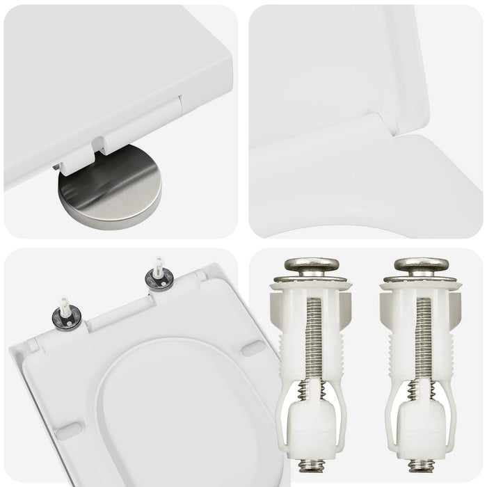 Capacul de toaletă Alb 49 x 36 x 4 cm Duroplast - WALTI WALTI