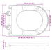 Capacul de toaletă Alb 49 x 36 x 4 cm Duroplast - WALTI WALTI