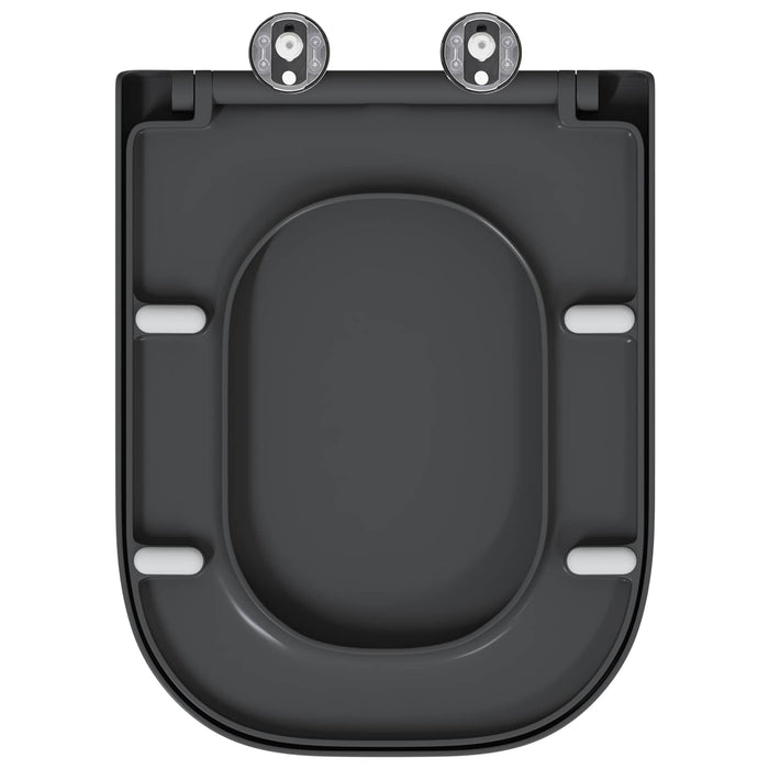 Capacul de toaletă Antracit 47,5 x 35 x 3,6 cm Duroplast WALTI
