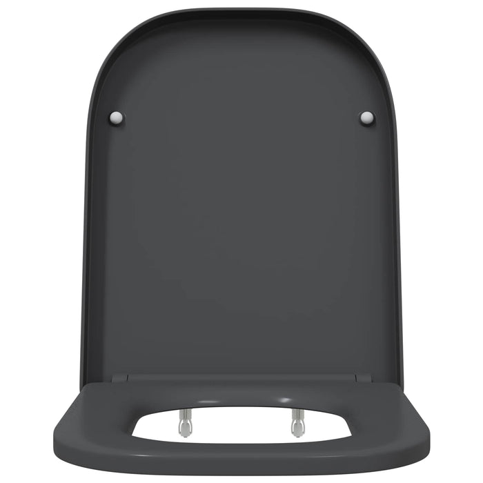 Capacul de toaletă Antracit 47,5 x 35 x 3,6 cm Duroplast WALTI