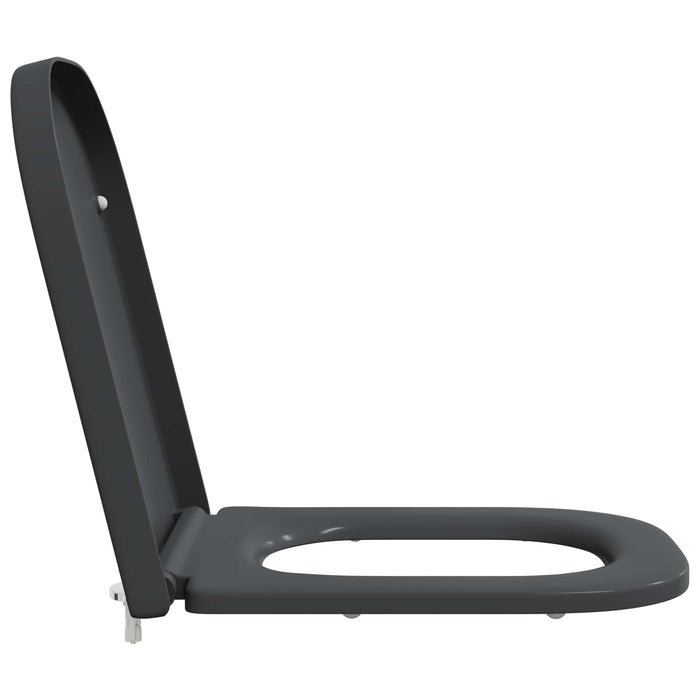 Capacul de toaletă Antracit 47,5 x 35 x 3,6 cm Duroplast WALTI