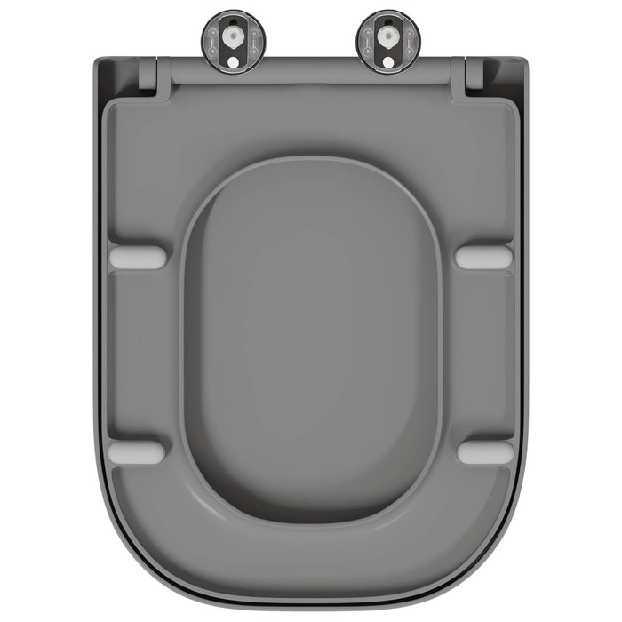 Capacul de toaletă Gri 47,5 x 35 x 3,6 cm Duroplast - WALTI WALTI