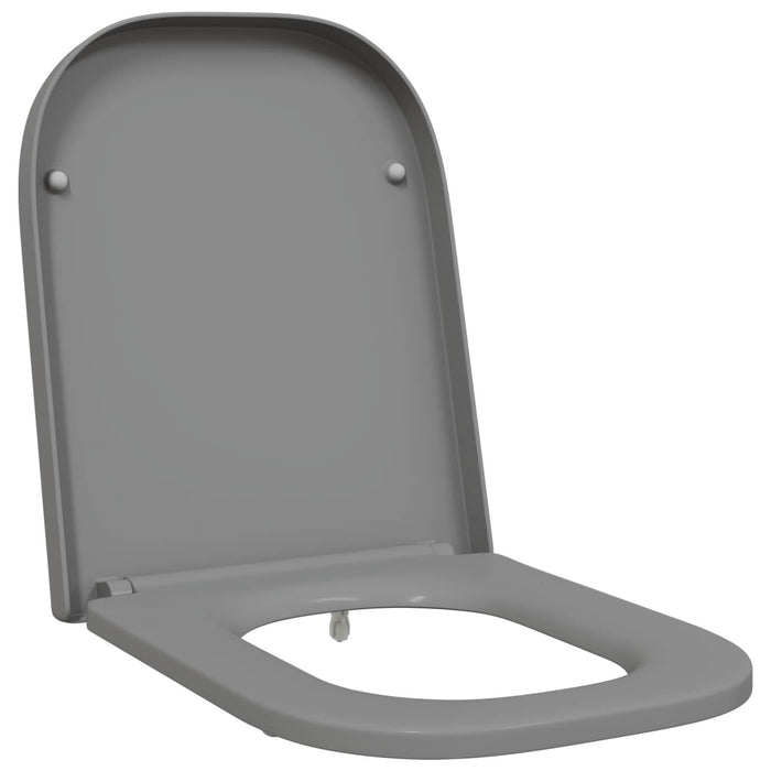 Capacul de toaletă Gri 47,5 x 35 x 3,6 cm Duroplast - WALTI WALTI