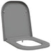 Capacul de toaletă Gri 47,5 x 35 x 3,6 cm Duroplast - WALTI WALTI