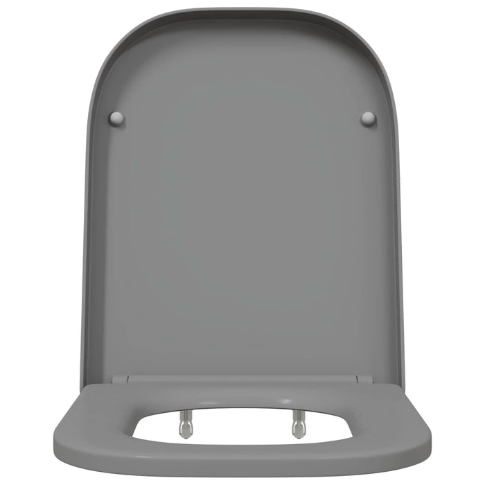 Capacul de toaletă Gri 47,5 x 35 x 3,6 cm Duroplast - WALTI WALTI