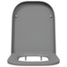 Capacul de toaletă Gri 47,5 x 35 x 3,6 cm Duroplast - WALTI WALTI