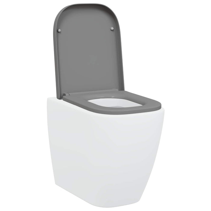 Capacul de toaletă Gri 47,5 x 35 x 3,6 cm Duroplast - WALTI WALTI