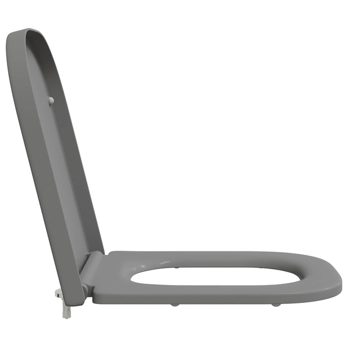 Capacul de toaletă Gri 47,5 x 35 x 3,6 cm Duroplast - WALTI WALTI