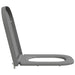 Capacul de toaletă Gri 47,5 x 35 x 3,6 cm Duroplast - WALTI WALTI