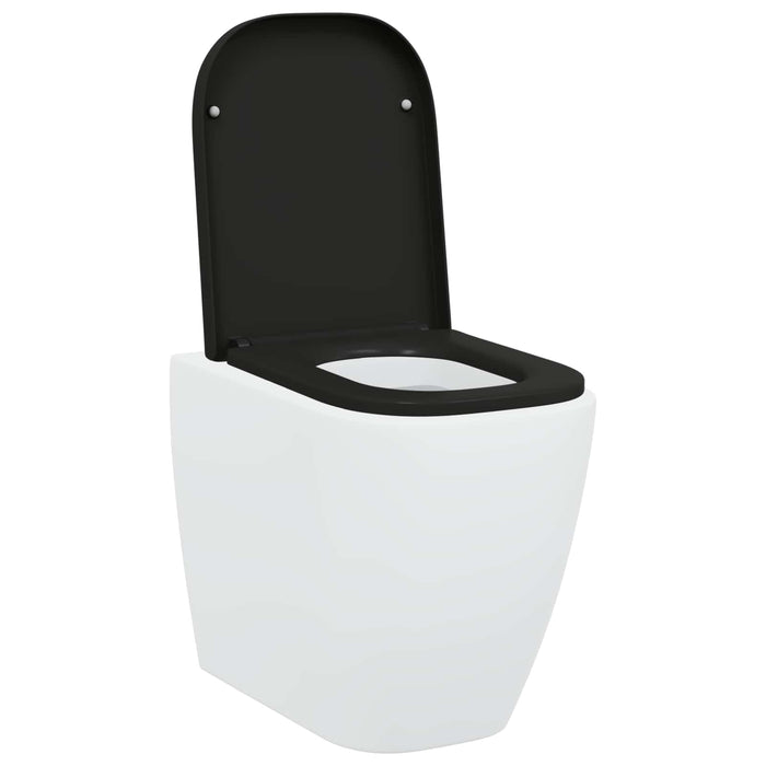 Capacul de toaletă Negru 47,5 x 35 x 3,6 cm Duroplast WALTI