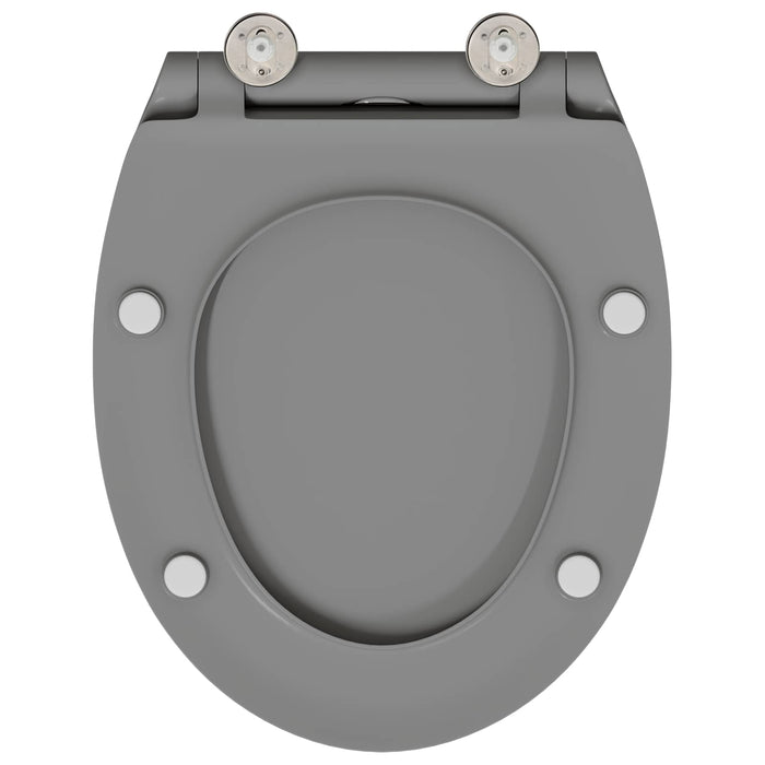 Capacul de toaletă Gri 47 x 37,5 x 3,8 cm Duroplast - WALTI WALTI