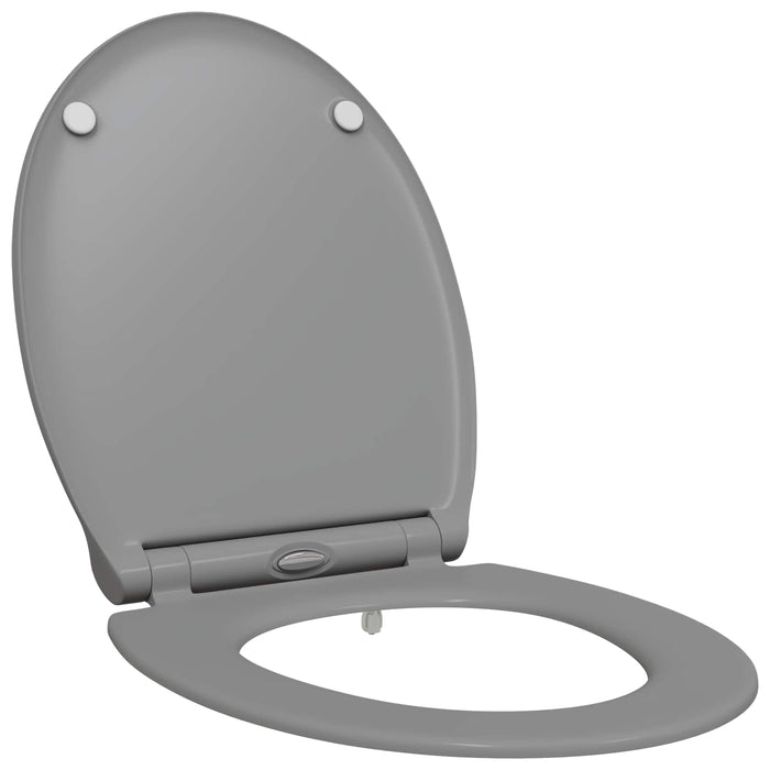Capacul de toaletă Gri 47 x 37,5 x 3,8 cm Duroplast - WALTI WALTI