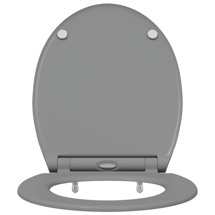 Capacul de toaletă Gri 47 x 37,5 x 3,8 cm Duroplast - WALTI WALTI