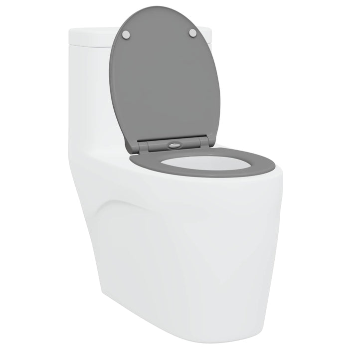 Capacul de toaletă Gri 47 x 37,5 x 3,8 cm Duroplast - WALTI WALTI