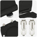 Capacul de toaletă Negru 47 x 37,5 x 3,8 cm Duroplast - WALTI WALTI