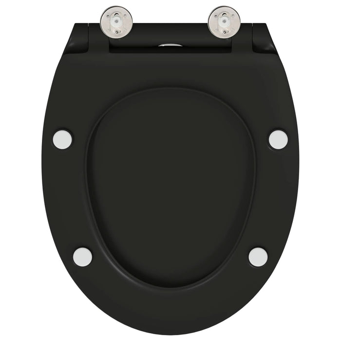 Capacul de toaletă Negru 47 x 37,5 x 3,8 cm Duroplast - WALTI WALTI