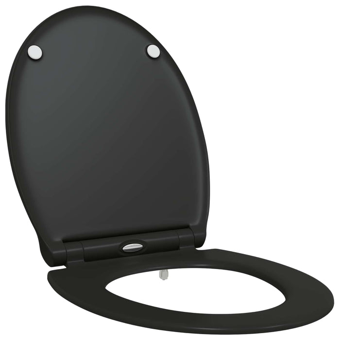 Capacul de toaletă Negru 47 x 37,5 x 3,8 cm Duroplast - WALTI WALTI