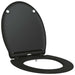 Capacul de toaletă Negru 47 x 37,5 x 3,8 cm Duroplast - WALTI WALTI