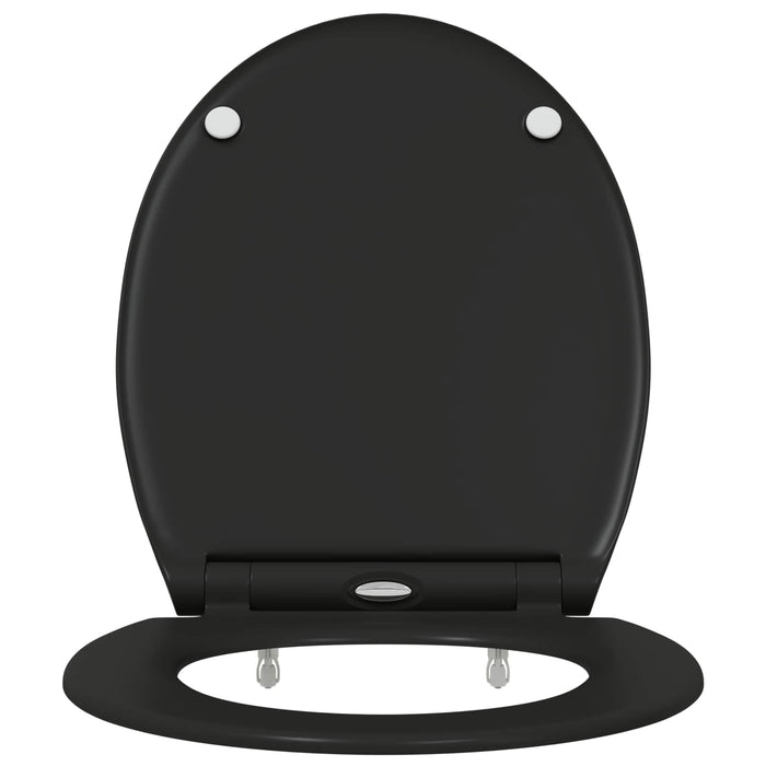 Capacul de toaletă Negru 47 x 37,5 x 3,8 cm Duroplast - WALTI WALTI