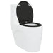 Capacul de toaletă Negru 47 x 37,5 x 3,8 cm Duroplast - WALTI WALTI