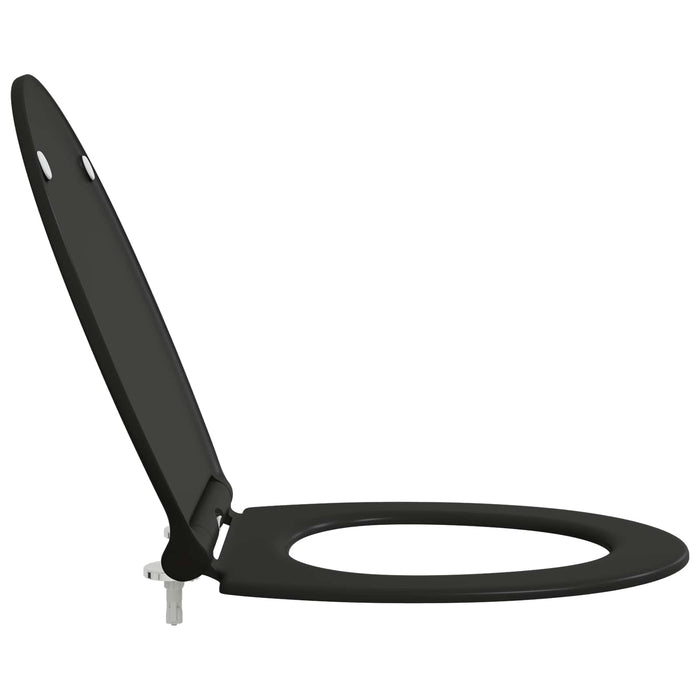 Capacul de toaletă Negru 47 x 37,5 x 3,8 cm Duroplast - WALTI WALTI