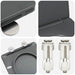 Capacul de toaletă Antracit 47 x 36 x 3,4 cm Duroplast - WALTI WALTI