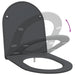 Capacul de toaletă Antracit 47 x 36 x 3,4 cm Duroplast - WALTI WALTI