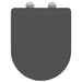 Capacul de toaletă Antracit 47 x 36 x 3,4 cm Duroplast - WALTI WALTI