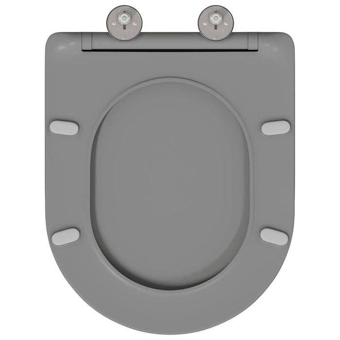 Capacul de toaletă Gri 47 x 36 x 3,4 cm Duroplast - WALTI WALTI