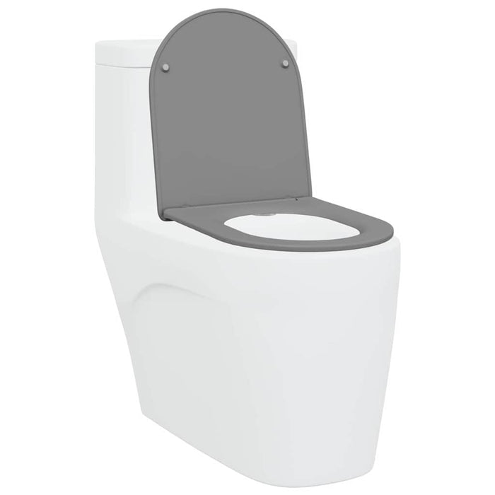 Capacul de toaletă Gri 47 x 36 x 3,4 cm Duroplast - WALTI WALTI