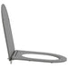 Capacul de toaletă Gri 47 x 36 x 3,4 cm Duroplast - WALTI WALTI