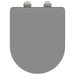 Capacul de toaletă Gri 47 x 36 x 3,4 cm Duroplast - WALTI WALTI