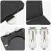 Capacul de toaletă Negru 47 x 36 x 3,4 cm Duroplast - WALTI WALTI