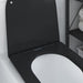 Capacul de toaletă Negru 47 x 36 x 3,4 cm Duroplast - WALTI WALTI