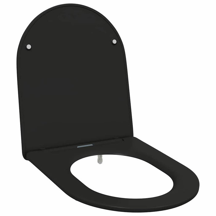 Capacul de toaletă Negru 47 x 36 x 3,4 cm Duroplast - WALTI WALTI
