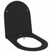 Capacul de toaletă Negru 47 x 36 x 3,4 cm Duroplast - WALTI WALTI