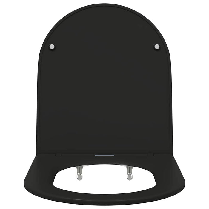 Capacul de toaletă Negru 47 x 36 x 3,4 cm Duroplast - WALTI WALTI