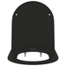 Capacul de toaletă Negru 47 x 36 x 3,4 cm Duroplast - WALTI WALTI