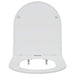 Capacul de toaletă Alb 47 x 36 x 3,4 cm Duroplast - WALTI WALTI