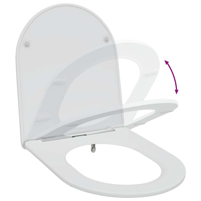 Capacul de toaletă Alb 47 x 36 x 3,4 cm Duroplast - WALTI WALTI