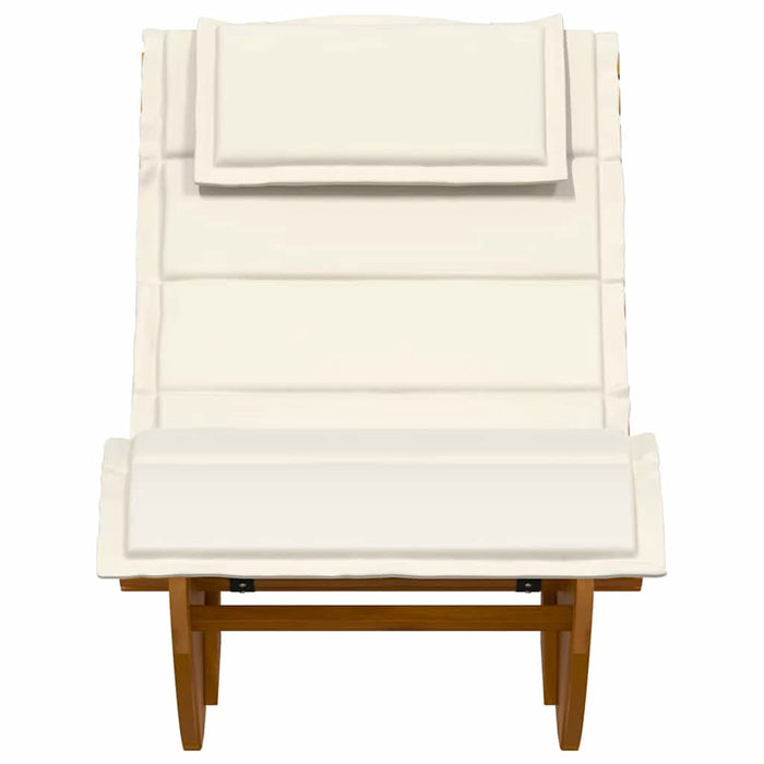 Șezlong 2 pcs Maro 60 x 154 x 74cm Lemn masiv de acacia - WALTI WALTI