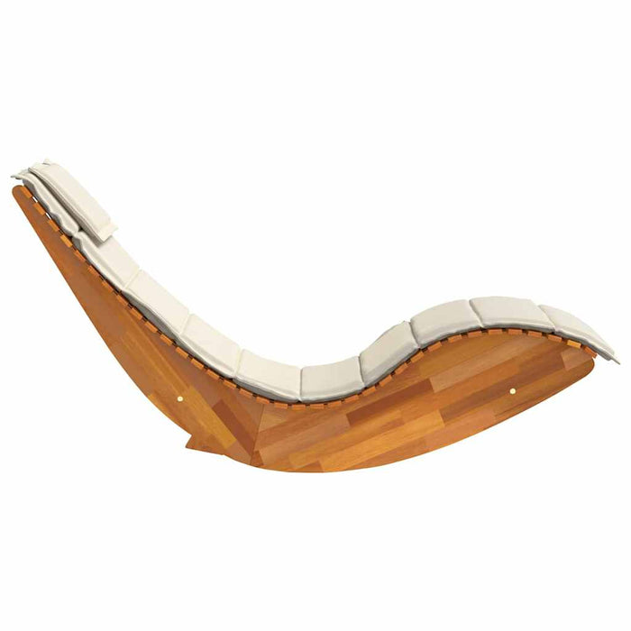 Șezlong 2 pcs Maro 60 x 154 x 74cm Lemn masiv de acacia - WALTI WALTI