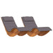 Șezlong 2 pcs Maro 60 x 154 x 74cm Lemn masiv de acacia - WALTI WALTI