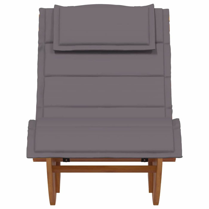 Șezlong 2 pcs Maro 60 x 154 x 74cm Lemn masiv de acacia - WALTI WALTI