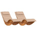 Șezlong 2 pcs Maro 60 x 154 x 74cm Lemn masiv de acacia - WALTI WALTI