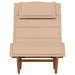 Șezlong 2 pcs Maro 60 x 154 x 74cm Lemn masiv de acacia - WALTI WALTI