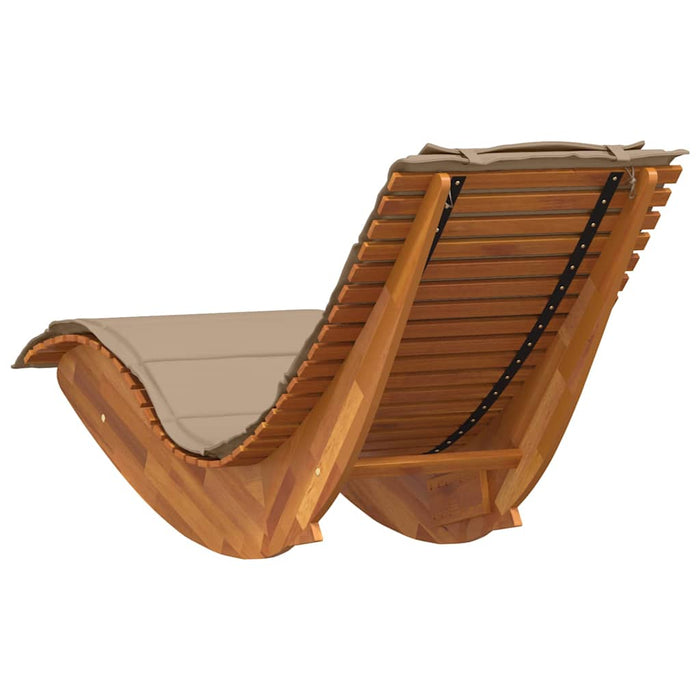 Șezlong 2 pcs Maro 60 x 154 x 74cm Lemn masiv de acacia - WALTI WALTI